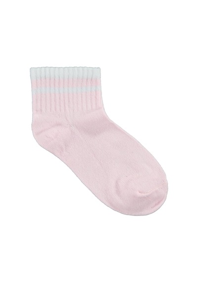 Civil Girls Basic Çizgi 3'lü 3-11 Yaş Kız Çocuk Patik Çorap Standart