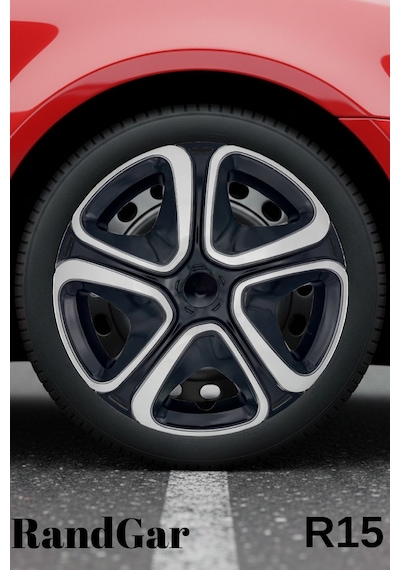 Hyundai İ20 Troy 15 İnç Jant Kapağı 4 Adet Siyah Gri C102 Rand