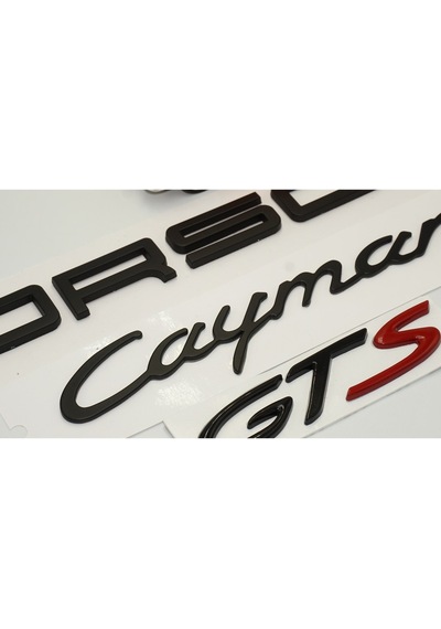 Porsche Cayman Gts Bagaj 3M 3D Abs Yazı Logo Amblem Seti (549166207)
