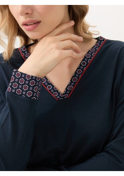 Blackspade Kadın Pijama Takımı 51913 - Lacivert Lacivert