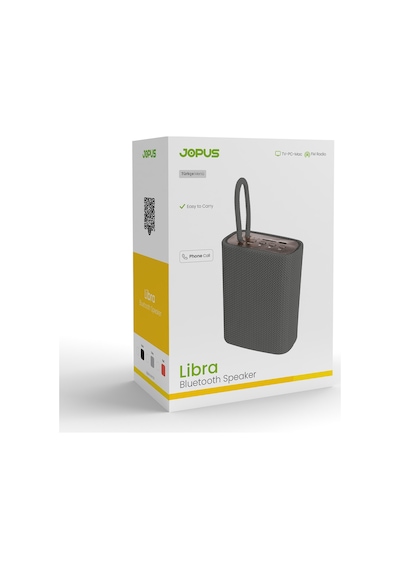 Jopus Bluetooth Hoparlör Taşınabilir Kablosuz Speaker Tf Kart Destekli Libra
