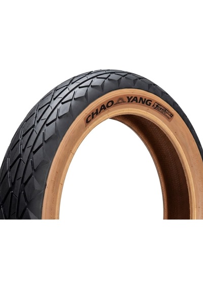 Chaoyang 20x4.00 3mm Zırhlı Fat Bike Bisiklet Lastiği Amber