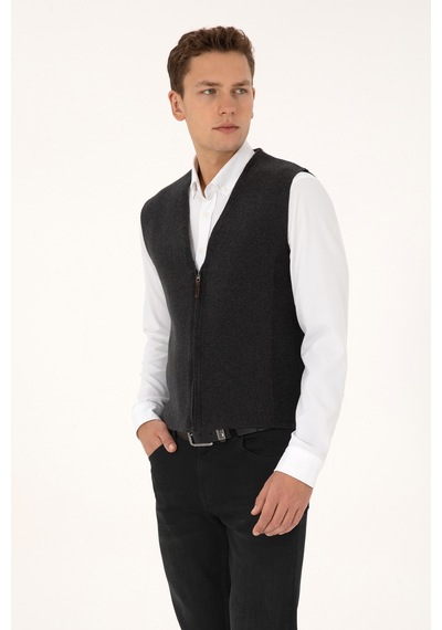 U.s. Polo Assn. Erkek Antrasit Melanj Hırka Triko 50308395-vr081 Antrasit Melanj U.s. Polo Assn. Erkek Antrasit Melanj Hırka Triko 50308395-vr081 Antrasit Melanj