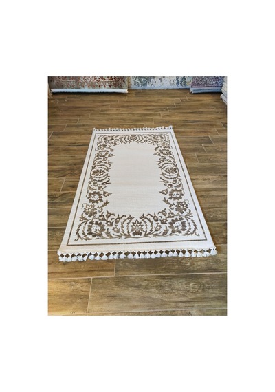 Saba 1420c Kahve-krem Halı Çok Renkli