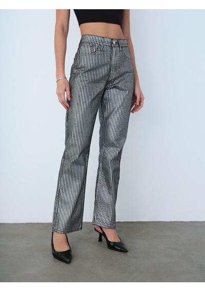 LOFT Straight Regular Fit Kadın Pantolon Lf2038319 Q1.v1 Denim