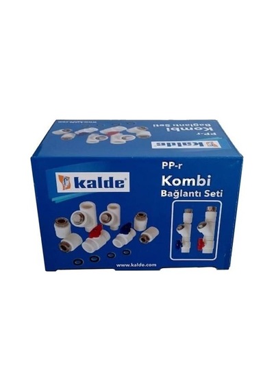Kalde Kombi Montaj Seti Pp 8'Li Dirsekli Bağlantı