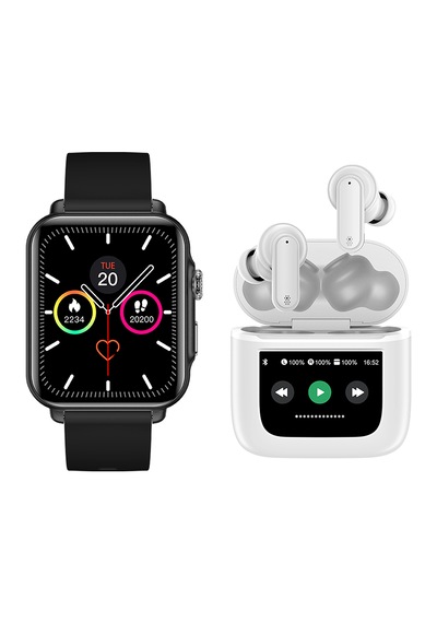 Erpaks ERA01-BK Akıllı Saat + Dokunmatik Ekranlı Bluetooth Kulaklık (Distribütör Garantili)