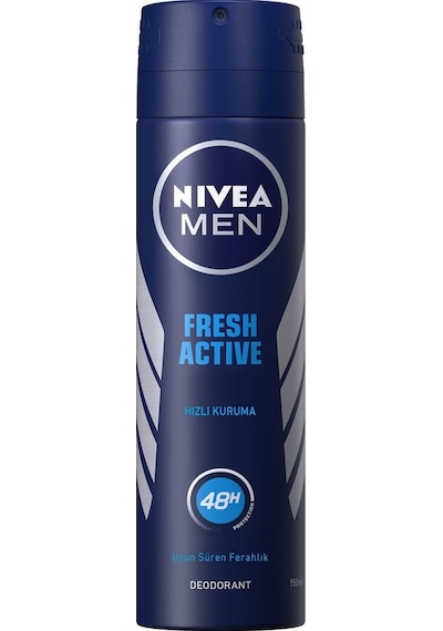 Nivea Men Fresh Active Erkek Sprey Deodorant 150 ML