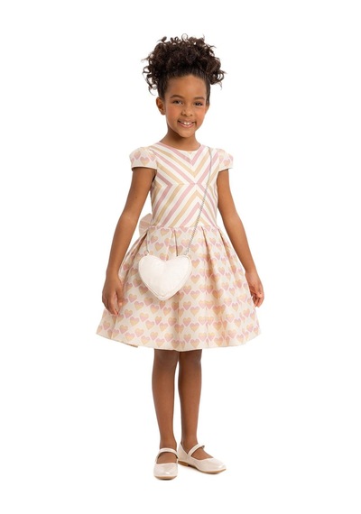 Pamina Kız Çocuk Elbise 34170pr Beige