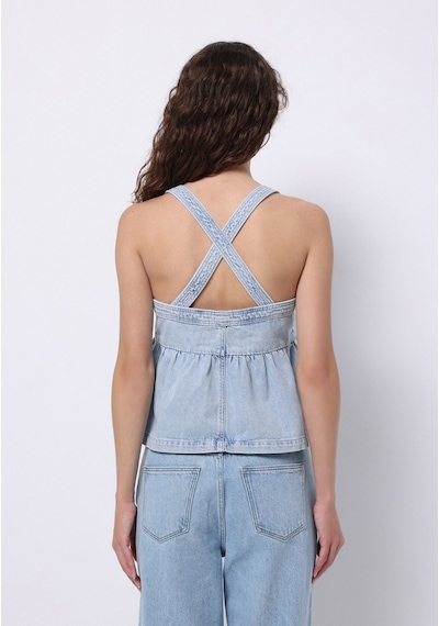 Colin's Colins Regular Fit Kadın Mavi Gömlek Cl1074986 Q1.v1 Dn44350 Denim