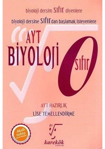 AYT Biyoloji-Hazırlık-Lise Temellendirme  -  Tuncay Tursun  -  Karekök Eğitim Yayın