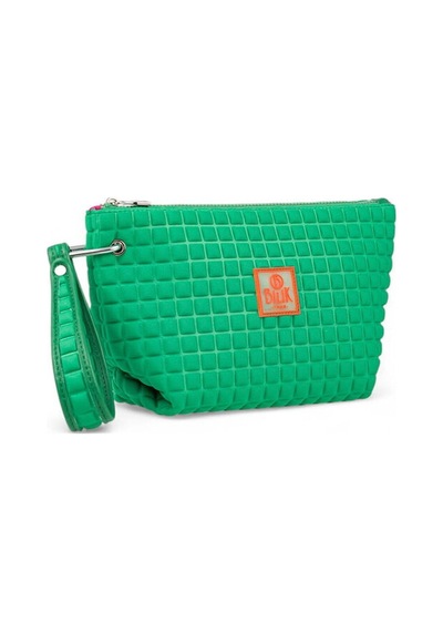 Bilik Deri Scuba Yeşil Kadın Portföy & Clutch Çanta Yeliz Yeşil