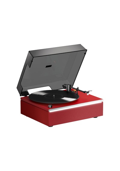Hym s Lumi-s Kırmızı Dahili Bluetooth Hoparlörlü Retro Pikap Plakçalar