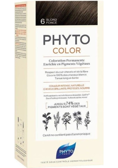 Phyto Phytocolor Bitkisel Saç Boyası No - 6 Koyu Kumral