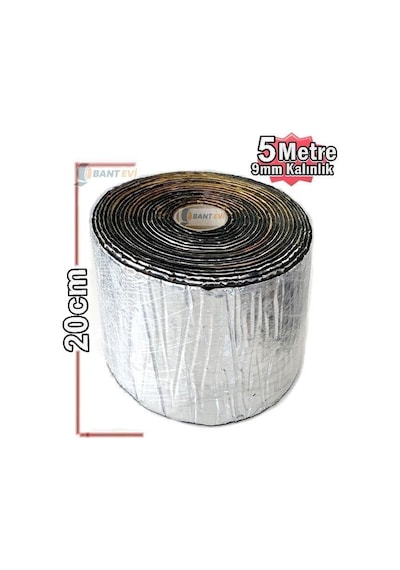 Kendinden Yapışkanlı Folyolu 20cmx5metre 9mm Oto Ses Yalıtım
