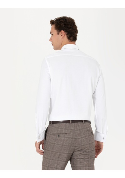 Pierre Cardin Erkek Beyaz Gömlek Basic 50277780-vr013 Beyaz