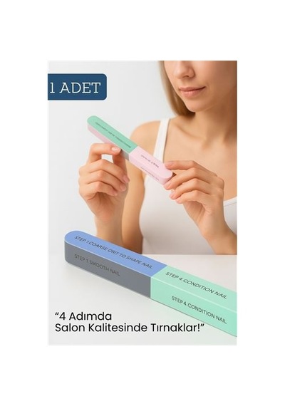 Zenvac 7 Yüzeyli Tırnak Törpü Ve Parlatma Blok Sünger Renkli, Ergonomik Ve Profesyonel Manikür İçin 717828 Zenv