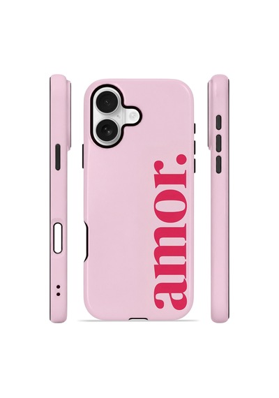 Apple iPhone Uyumlu 17 Vorian Çift Katmanlı Magsafe Kılıf Amour Pink