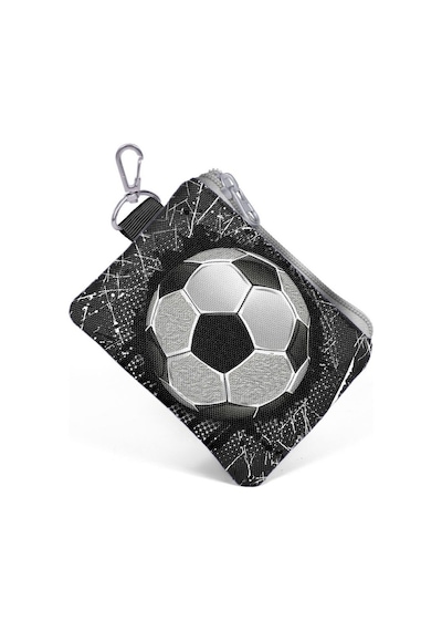 Coral High Siyah Futbol Bozuk Para Cüzdanı - Erkek Çocuk Çok Renkli