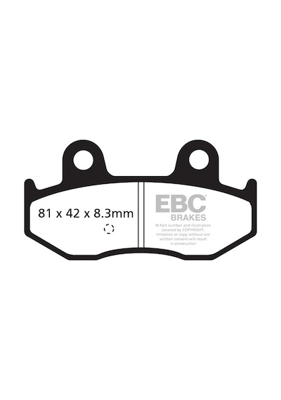 Ebc Sfa411Hh Sınter Scooter Performans Balatası