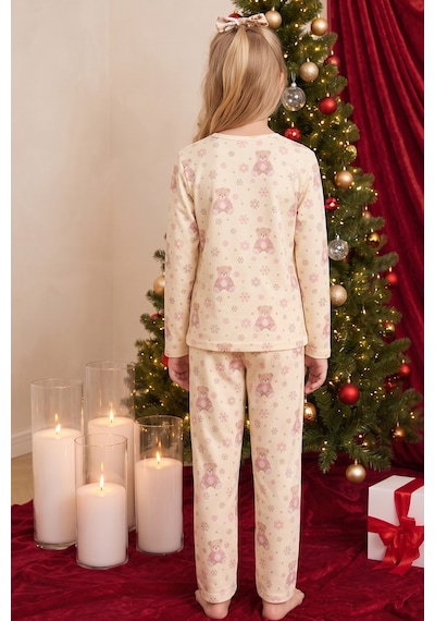 Siyah İnci Yılbaşı Temalı Desenli Termal Kumaşlı Ultra Soft Yumuşak Örme Pijama Takımı 26226917 Açık Sarı Siyah İnci Yılbaşı Temalı Desenli Termal Kumaşlı Ultra Soft Yumuşak Örme Pijama Takımı 26226917 Açık Sarı