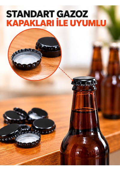 Gazzel Şişe Kapatma Aleti Gazoz Soda Şişesi Taç Kapak Makinası Sadece Makine