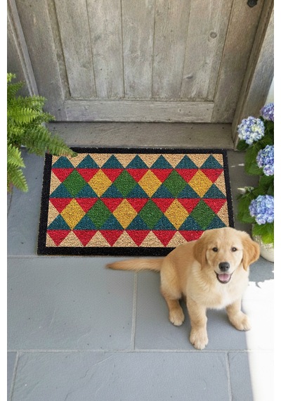 Coco Doras 40x60 Cm Doğal Koko Kıl Paspas,hindistan Naturel Kapı Önü Paspası Kahverengi