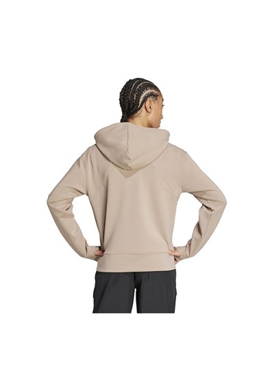 Adidas D4t Fz Hoodie Kadın Günlük Ceket Jx7311 Krem Krem