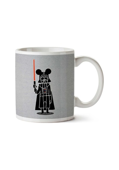Darth Vader Mouse Mickey Star Wars Disney İki Tarafı Baskılı Kupa Bardak