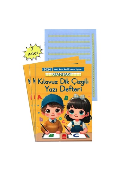 Yeni Müfradat Güzel Yazı Defteri Orta Boy 16.5x24 24 Yaprak 3 Ade