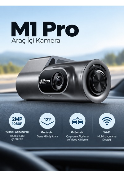 Dahua M1pro Dhı-dae-hc1301w-m1pro 1080p Araç Kamerası