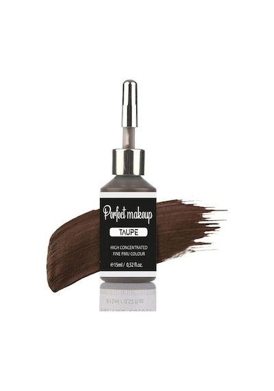 Kalıcı Makyaj Boyası - Taupe Koyu Kahverengi 15ml Diğer