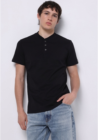 Colin's Colins Regular Fit Yuvarlak Yaka Düz Erkek Siyah Kısa Kol Tişört Cl1077189 Q1.v1 Blk SIYAH