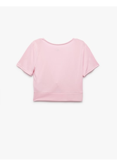 Koton V Yaka Kısa Kollu Bağlama Detaylı Rahat Kalıp Crop Spor Tişört Açık Pembe 5sak10264nk Pembe Koton V Yaka Kısa Kollu Bağlama Detaylı Rahat Kalıp Crop Spor Tişört Açık Pembe 5sak10264nk Pembe