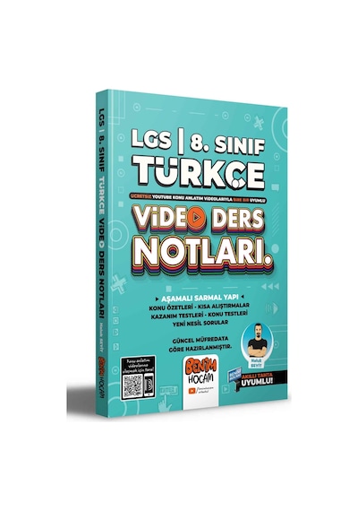 2022 LGS 8.Sınıf Türkçe Video Ders Notları- Benim Hocam Yayınları