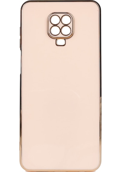 Xiaomi Redmi Note 9 Pro Parlak Kenarli Bark Silikon Kilif 547681032