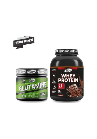 Whey Protein 2000g Çikolatalı /glutamıne 120g Çikolatalı