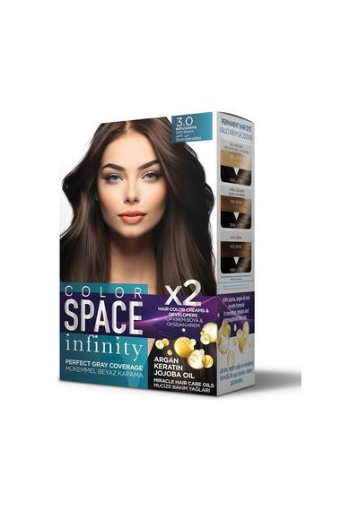 Space Infınıty Set Saç Boyası 3.0 Koyu Kahve