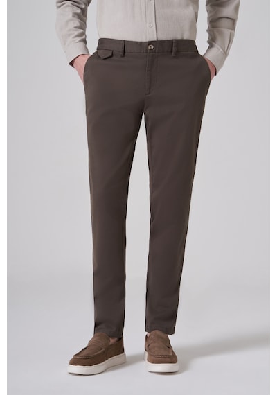 Morven Erkek Haki Pamuk Trend Slim Fit Chino Pantolon 26ks003008710 Haki