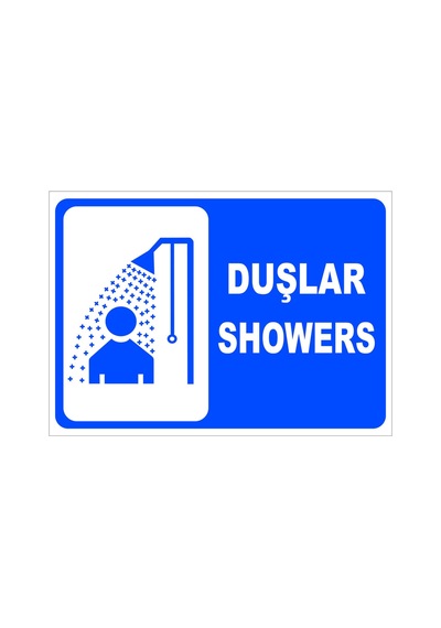 Duşlar 25x35 Cm Sticker