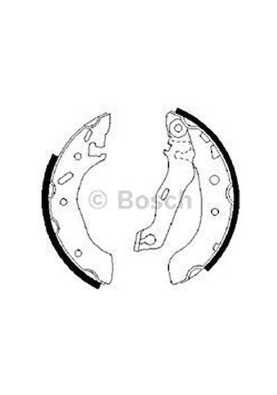 BOSCH 986487553 KAMPANA BALATA FIESTA IV 95- KA 96- ESCORT VII 95