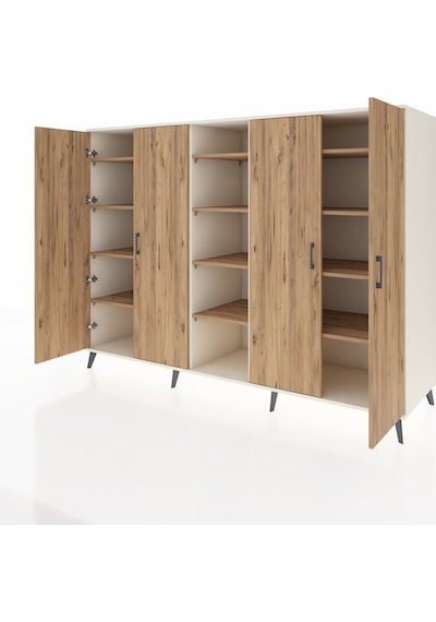 Kronos Dolap 12 Raflı 4 Kapaklı 220x59x163 Aytaşı-çam Atlas Çam - Aytası Kronos Dolap 12 Raflı 4 Kapaklı 220x59x163 Aytaşı-çam Atlas Çam - Aytası