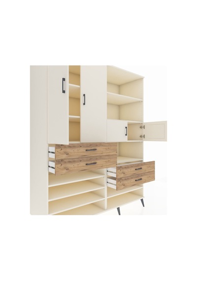 Kronos Gardrop 11 Raflı 4 Çekmeceli 4 Kapaklı 176x59x221 Aytaşı-aytaşı/çam Aytaşı/çam Kronos Gardrop 11 Raflı 4 Çekmeceli 4 Kapaklı 176x59x221 Aytaşı-aytaşı/çam Aytaşı/çam