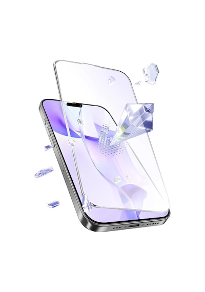Apple iPhone 17 Pro Max Bilvis 5in1 3d Magic Cam Ekran Koruyucu - Siyah