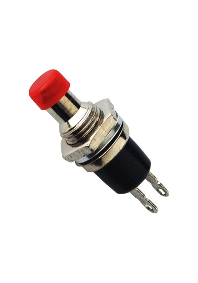 Ic-178 Buton Ø7mm Normalde Kapalı Ters Kontak Kırmızı