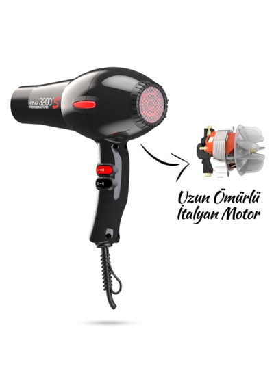 Etap 3200s 2400 W Profesyonel Saç Kurutma Makinesi + Curly Difüzör