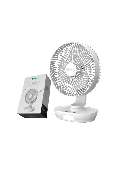 Feny Oscilla 3 Kademe Hız Ayarlı 180 3000 Mah Şarjlı Kumandalı 8" Masüstü Fan Vantilatör