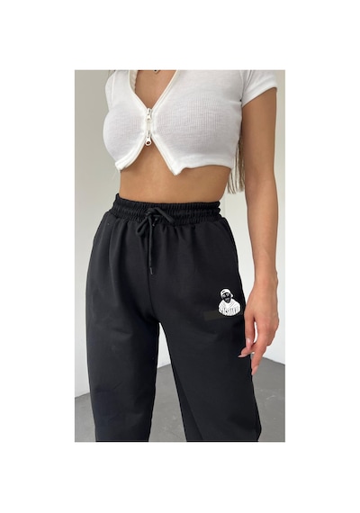 Blackjack Giyim Unısex Slim Fit Jogger Eşofman Altı Blacktopac