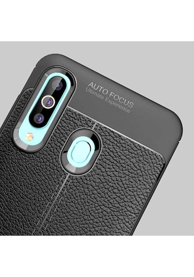 Samsung Uyumlu Galaxy A20s Kılıf Zore Niss Silikon Kapak Siyah