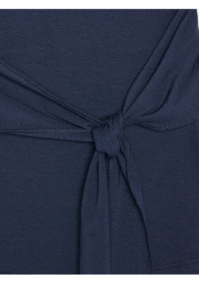 Dilvin 32841 Bağlamalı Bandeau Top-k.lacivert